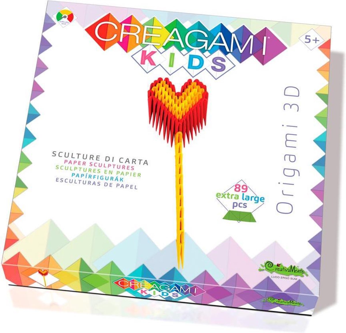 Creagami KIDS: TOVERSTAF HART Origami 3D H25cm