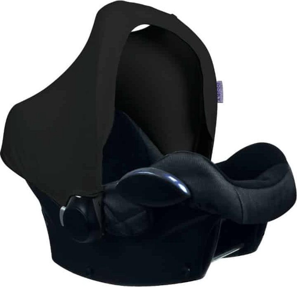 Dooky Hoody Autostoel Zonnekap - Black