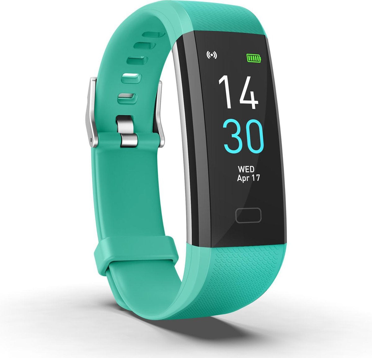 Stappenteller - Groen - Temperatuurmeter - Activity Tracker - Hartslagmeter - Bloeddrukmeter - Smartwatch - Horloge - Heren - Dames