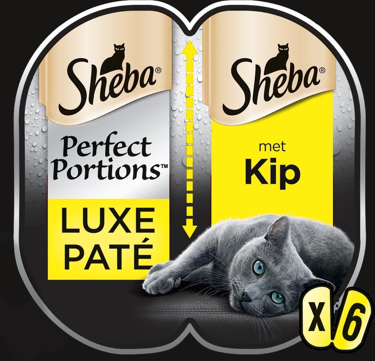 Sheba Perfect Portions - Luxe Paté met kip - Kattenvoer - 48 porties
