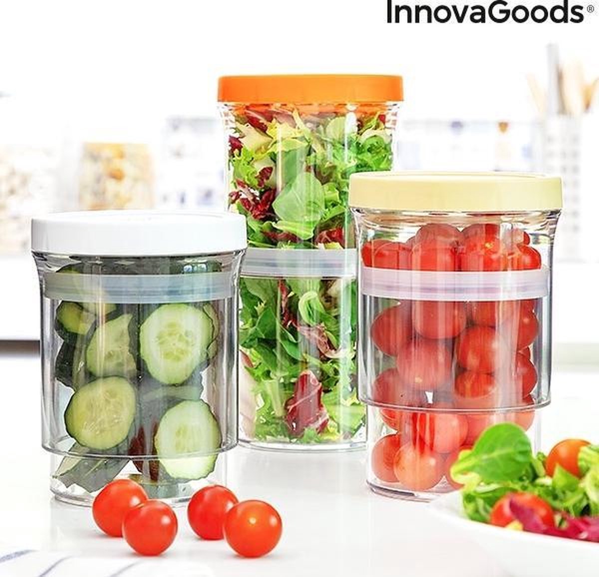 Innovagoods Aanpasbare & Luchtdichte Opbergbakjes