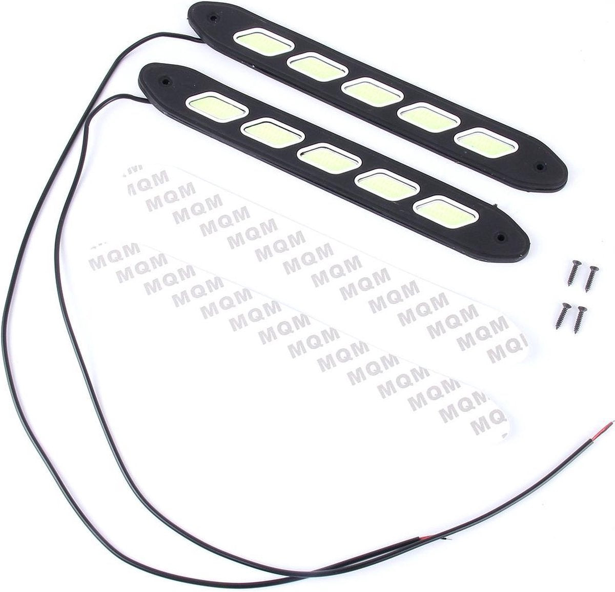 2 STKS 10W Ice Blue Light COB LED Dagrijverlichting