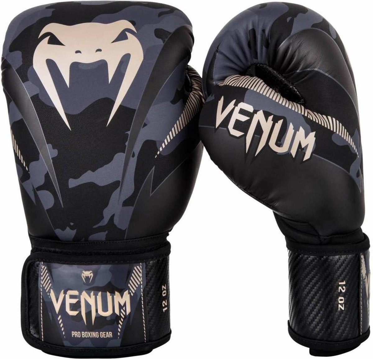 Venum Bokshandschoenen Impact Dark Camo Sand Venum Boxing Gloves Kies hier uw maat Bokshandschoenen: 10 OZ