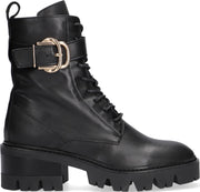 Notre-V An1400 Veterboots - Laarzen Met Veters - Dames - Zwart - Maat 41