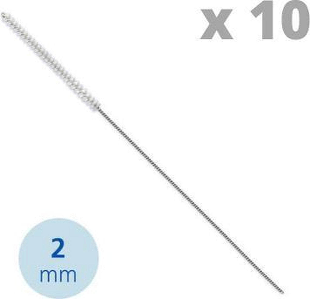 Lactona Interdentaal Ragers - XXX-Small 2mm - Zilver - 2 gripzak x 5 stuks - Voordeelpakket