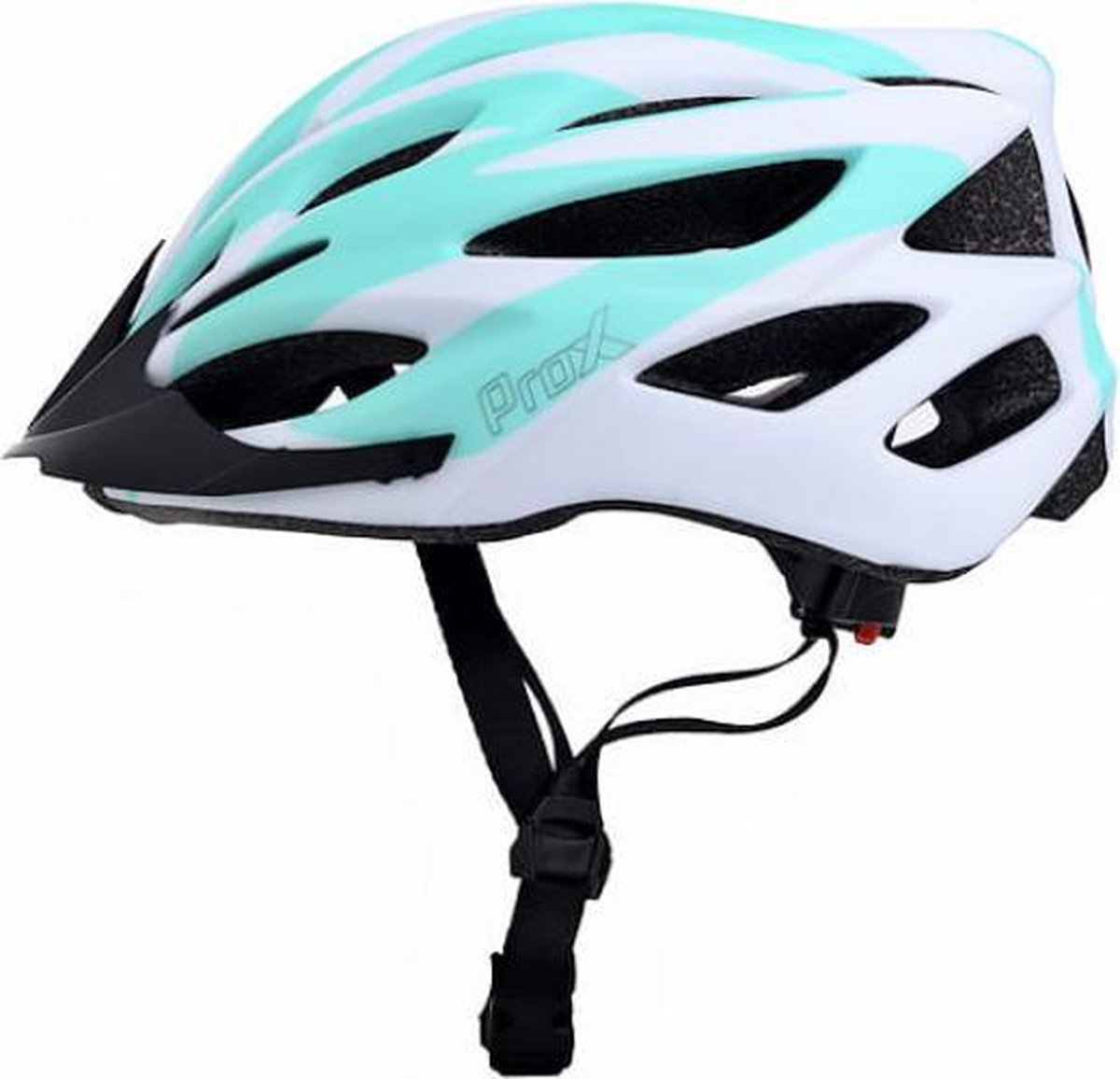 Fietshelm ProX volwassenen - Mint - Large 58/61cm - groen wit