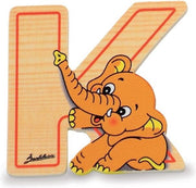 Alfabet letter hout groot K | Bartolucci