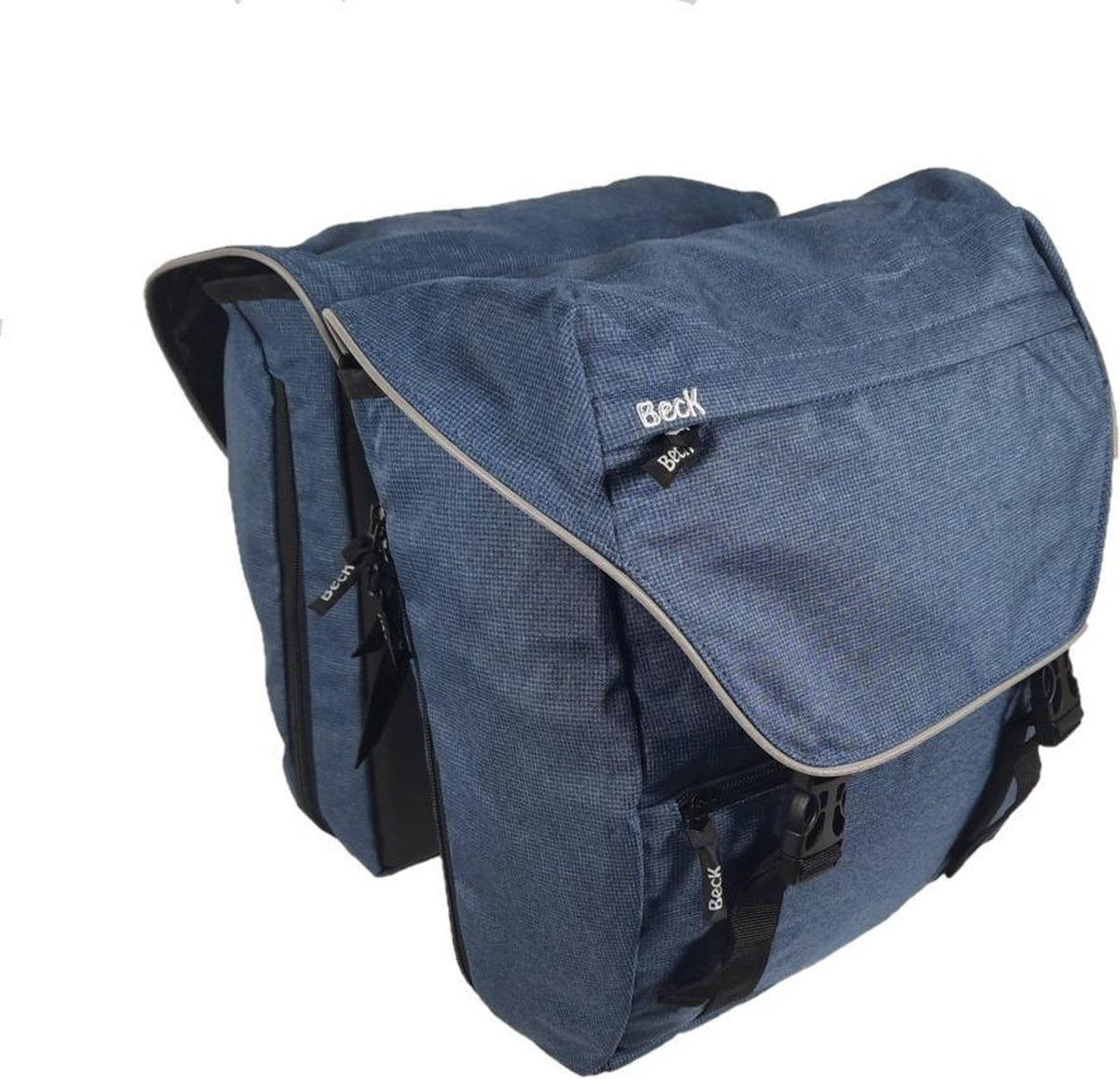 Beck Sporty blauw dubbele fietstas