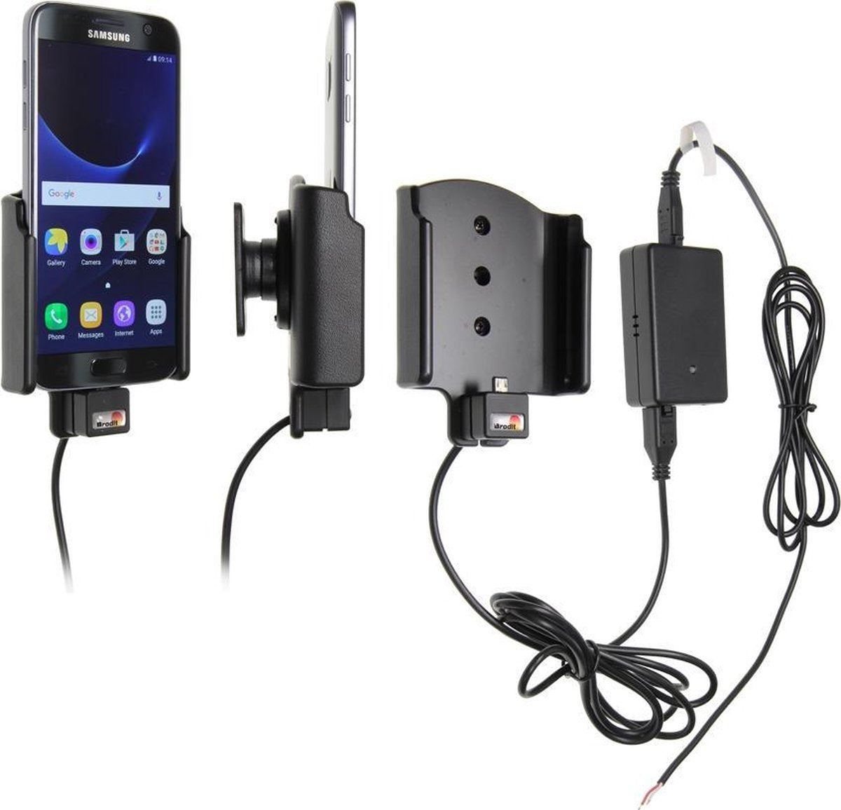 Brodit 513863 houder Mobiele telefoon/Smartphone Zwart Actieve houder