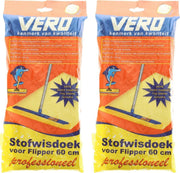 50x Stofdoeken met citroengeur voor stofwisser 60 cm - VloerFlipper60 - Huishouden - Schoonmaken - Stofwissers/vloerwissers stofdoekjes