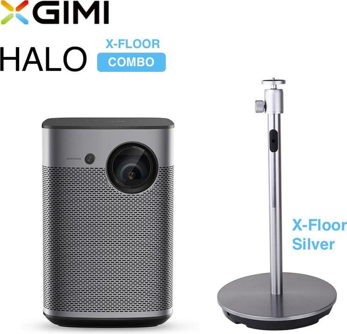 XGIMI HALO X-Floor Portable Smart Beamer Combo Zilver