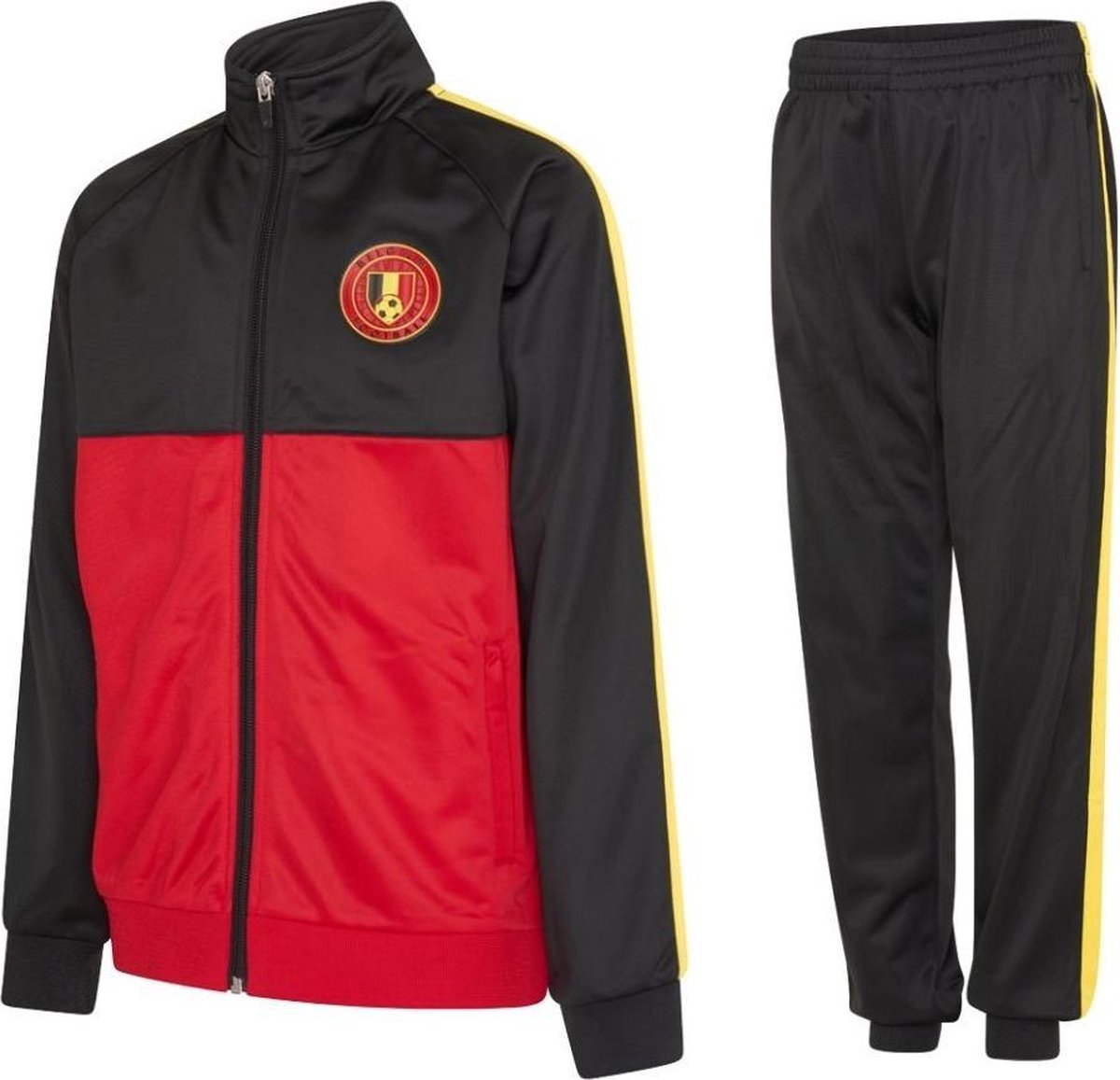 België trainingspak 21/22 - België pak - België vest en trainingsbroek - joggingspak - 100% Polyester - maat 164