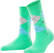 Burlington Queen Fantasiesok Dames 22040 - Meerkleurig 7185 jade cream Dames - 36-41