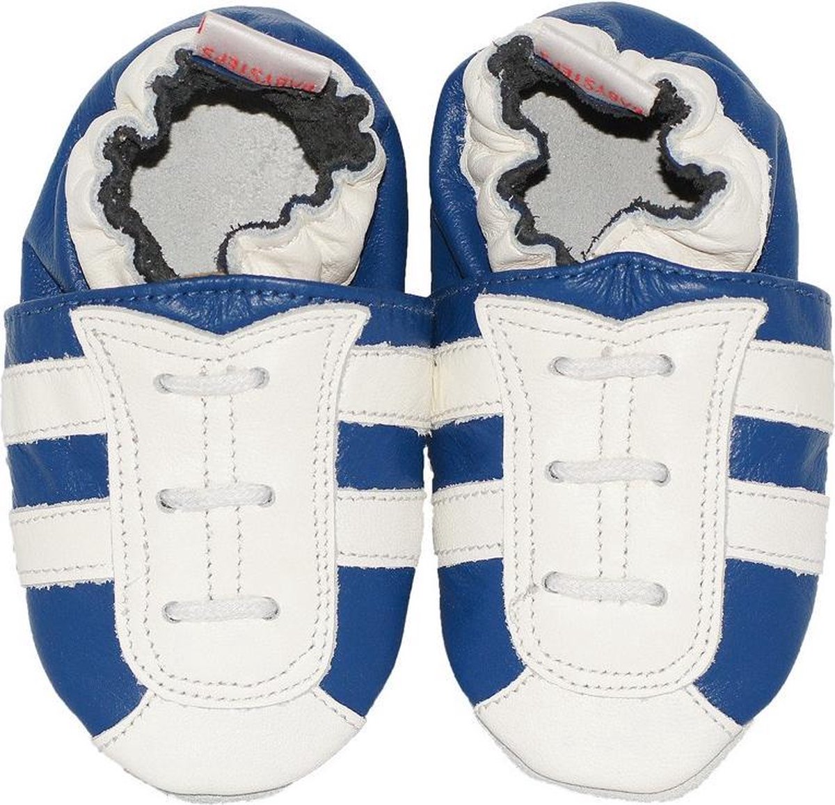 BabySteps slofjes Dark blue stripe maat 28/29