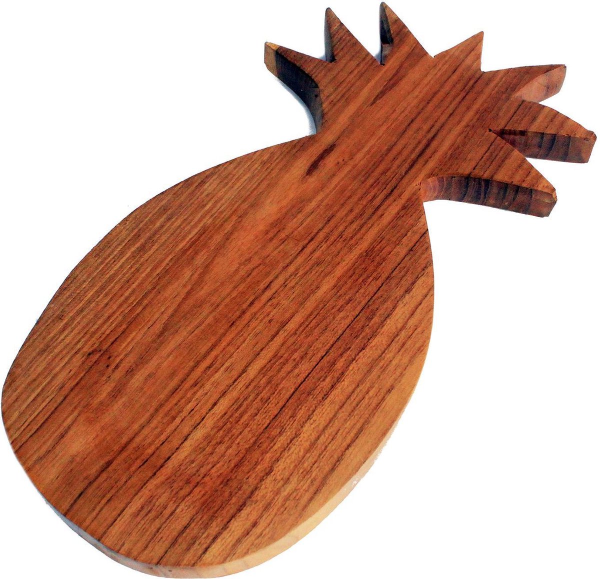 Houten Snijplank - Serveerplank - Eten Snijden - Ananas Vorm - Keuken - Teak Wood