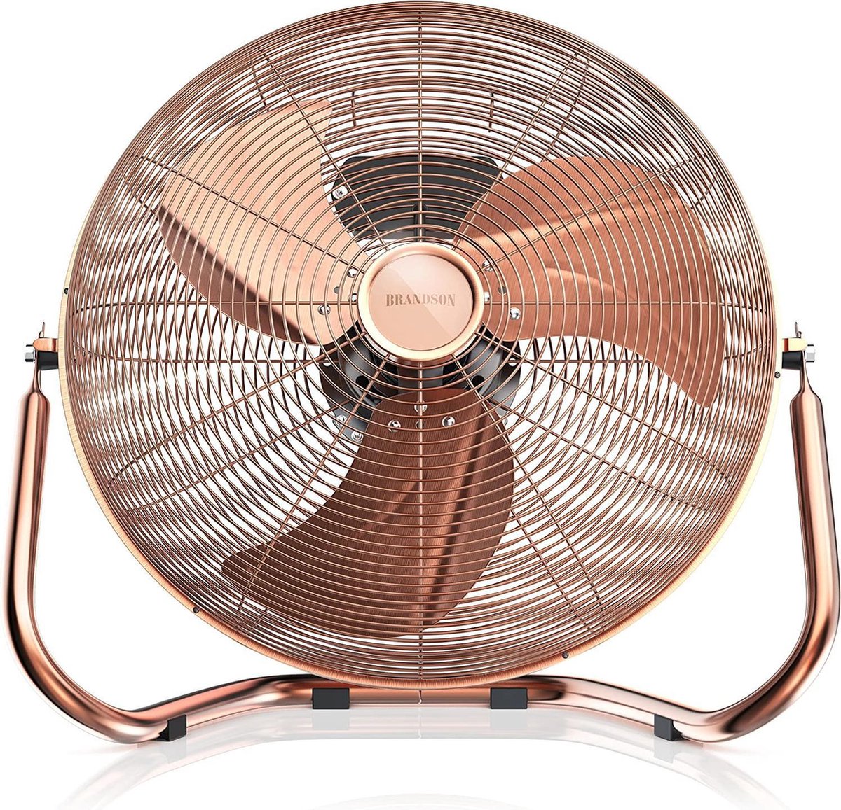 Charlie's Home - Ventilator - Windmachine retro stijl - Hoge luchtstroom - Robuuste stand - Koper