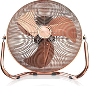 Charlie's Home - Ventilator - Windmachine retro stijl - Hoge luchtstroom - Robuuste stand - Koper