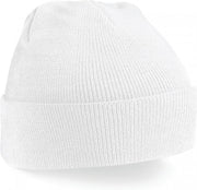 wintermuts wit| klassieke gebreide muts in 30 verschillende kleuren| tweelaags gebreid