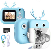 Babyfi ® - Multifunctionele Instant Print Camera voor Kinderen - Kindercamera - HD - 32GB SD-kaart - Speelgoedcamera - Digitale camera voor kinderen - Blauw