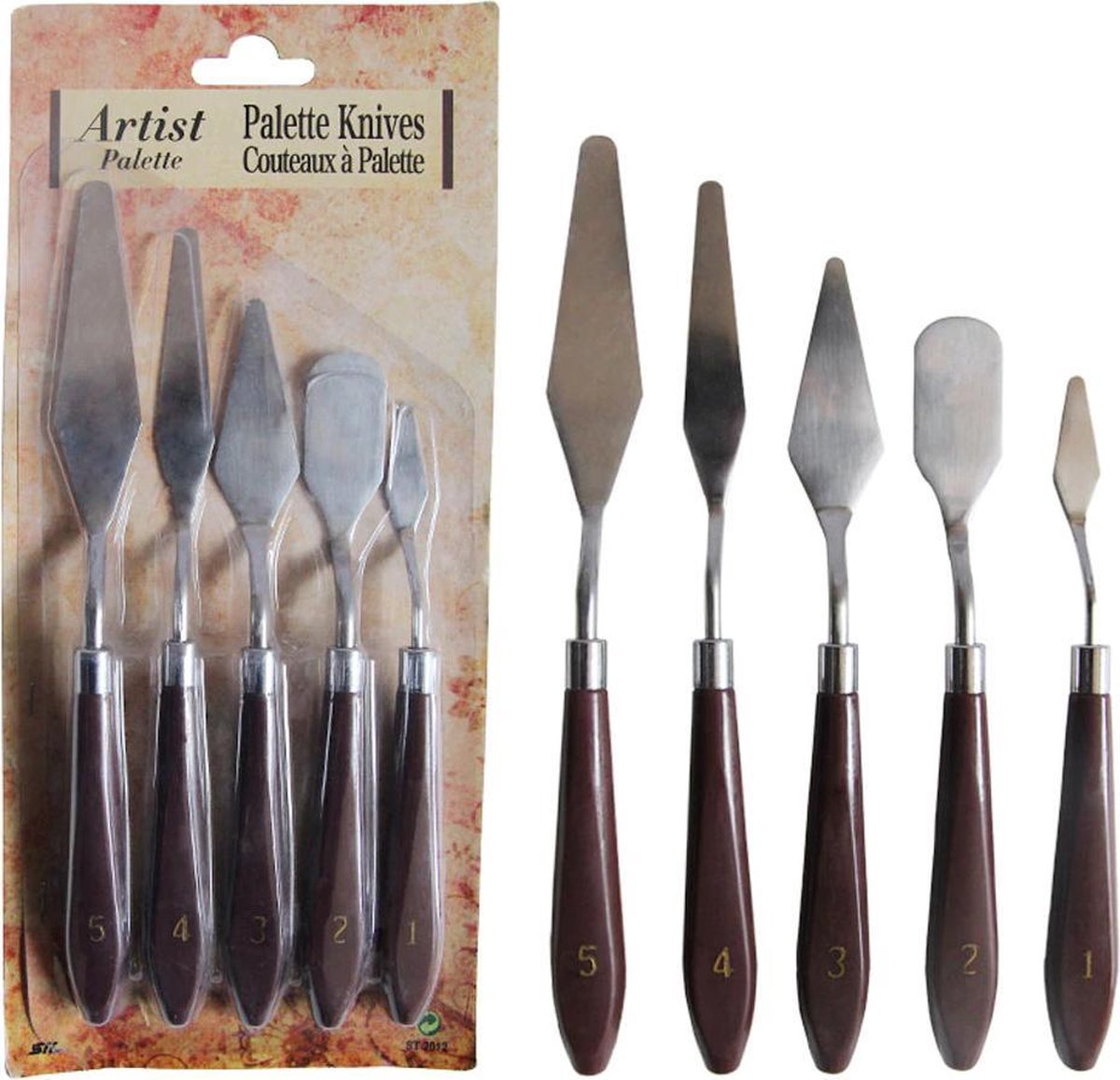 Winkrs - Paletmes set - Paletmessen voor Schilderen met Olieverf