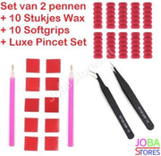 Diamond Painting "JobaStores®" Pennen + Wax + Softgrips + Pincet Set