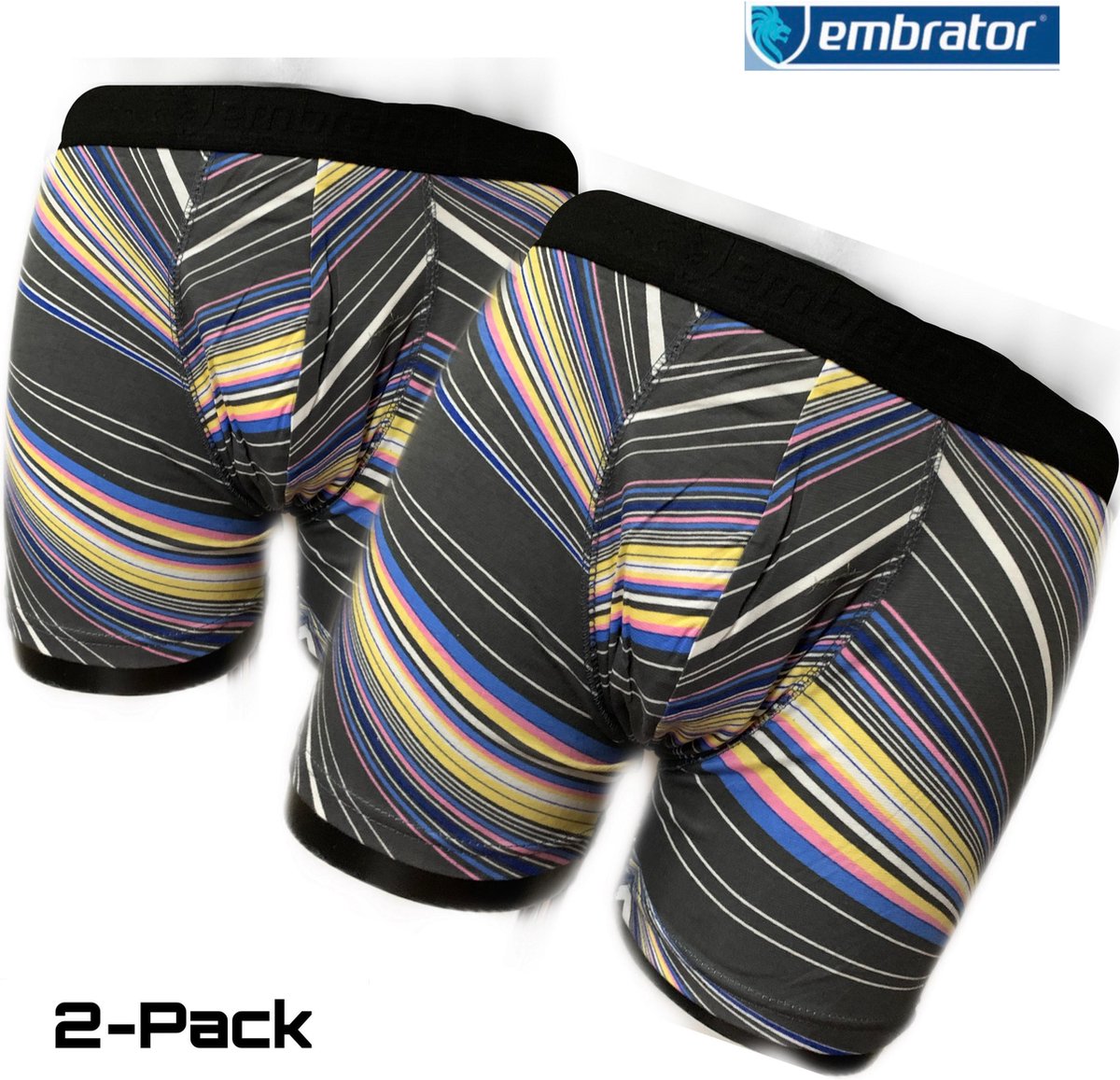 Embrator 2-pack Boxershort overall print maat L