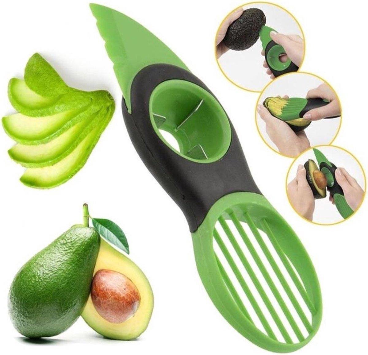 LOUZIR Premium 3-in-1 Avocado Snijder - Keukengadget Avocadosnijder Avocado
