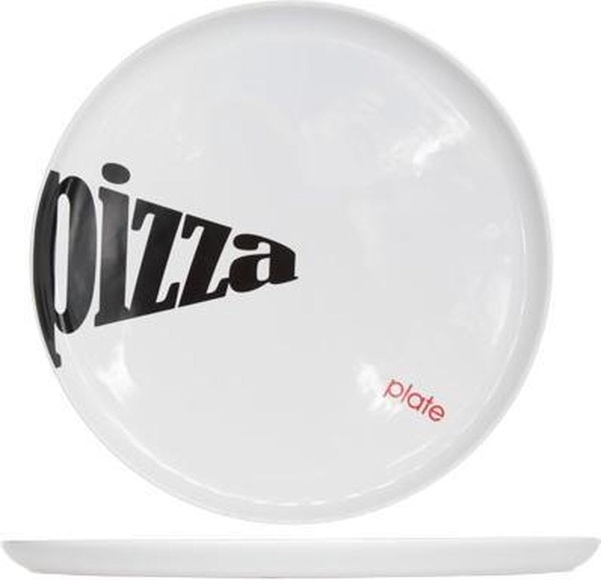 More Pizzabord Ø37.5xh2.5cm - wit - ovenvast