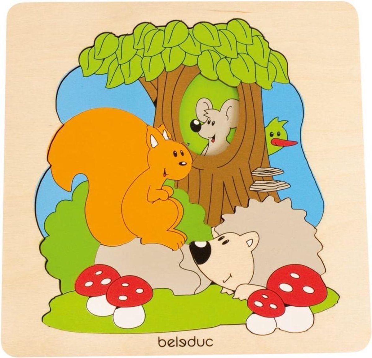 Beleduc Bos Ontdekkings Puzzel 17510