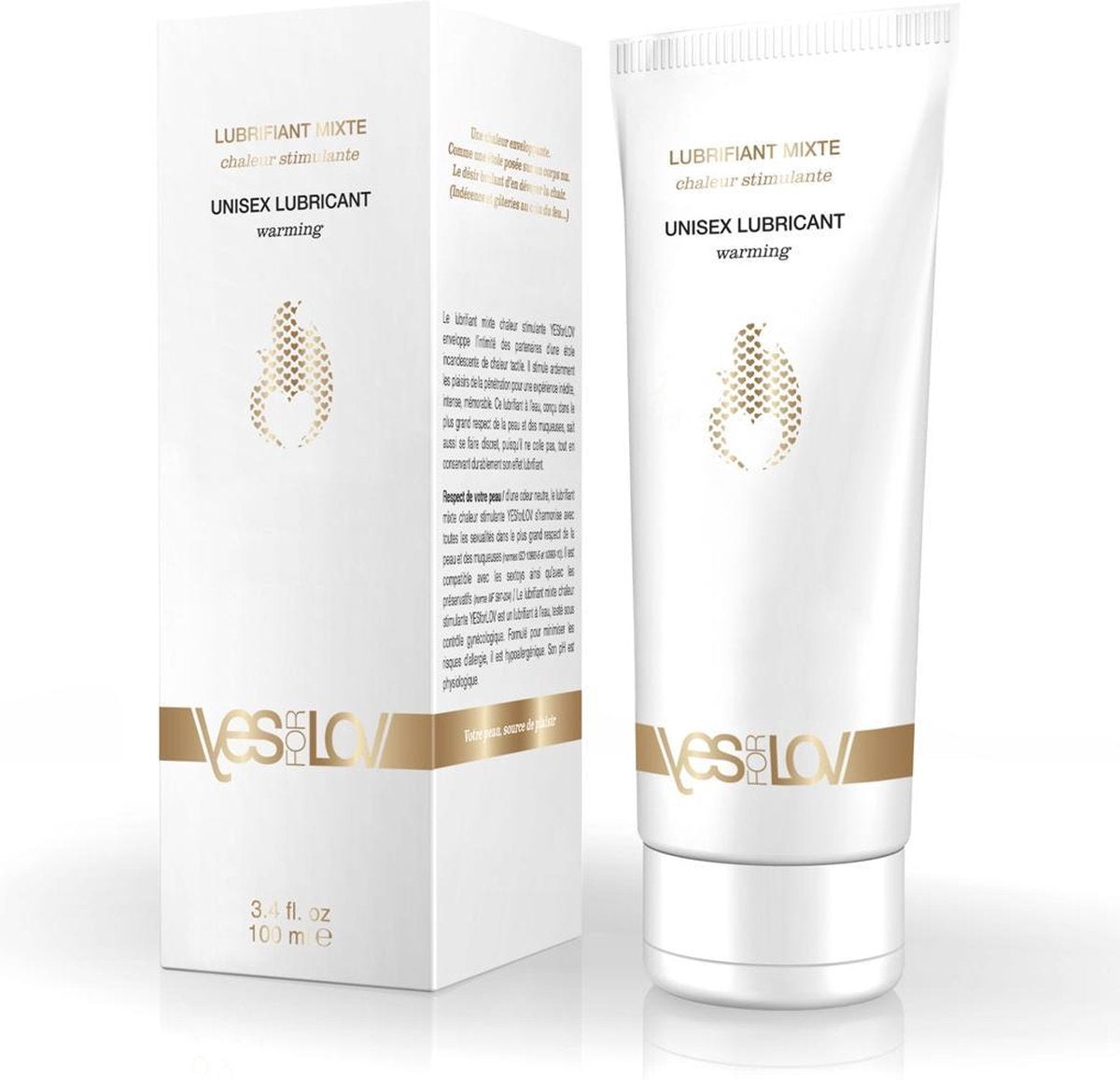 YESforLOV Unlimited Glijmiddel Verwarmend - 100 ml