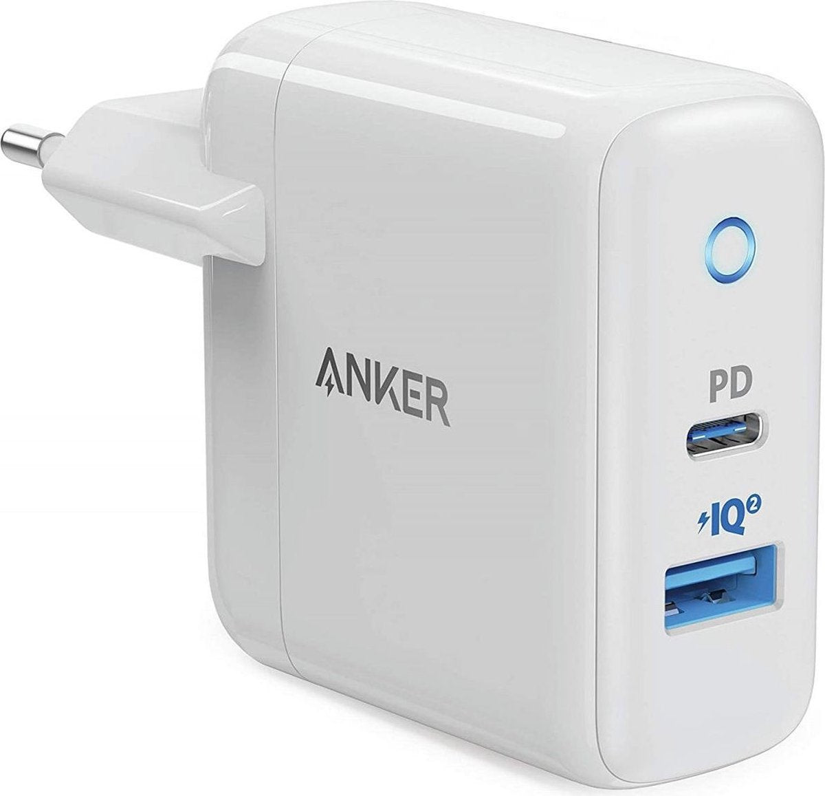 PowerPort PD+2 B2B - Europe (excluded UK plug) Gray+White Iteration 1