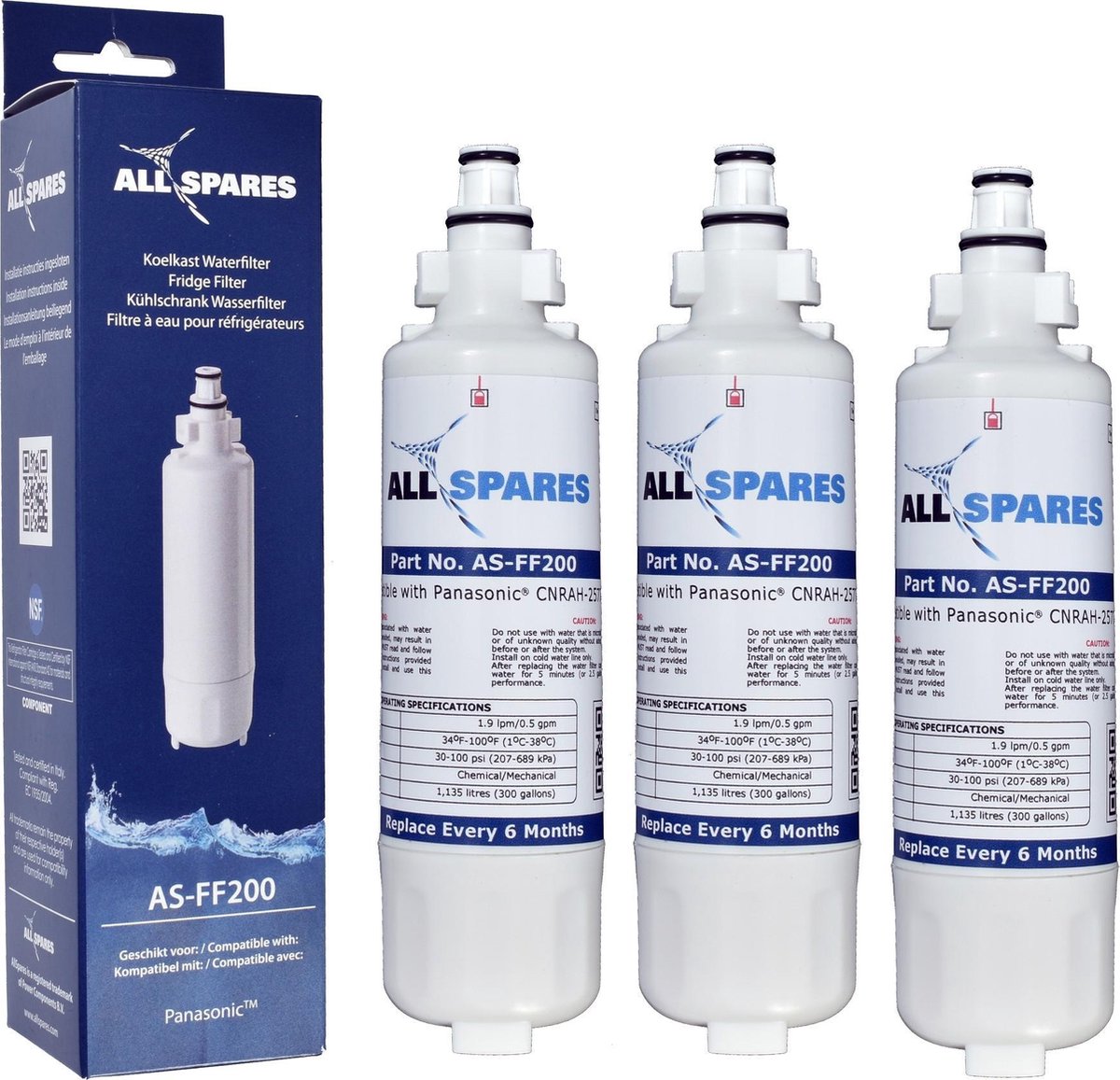 Panasonic CNRAH-257760 Waterfilter - Waterfilter van AllSpares - 3 Waterfilters