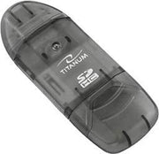 USB 2.0 Kaartlezer 8-in-1 Titanium Zwart