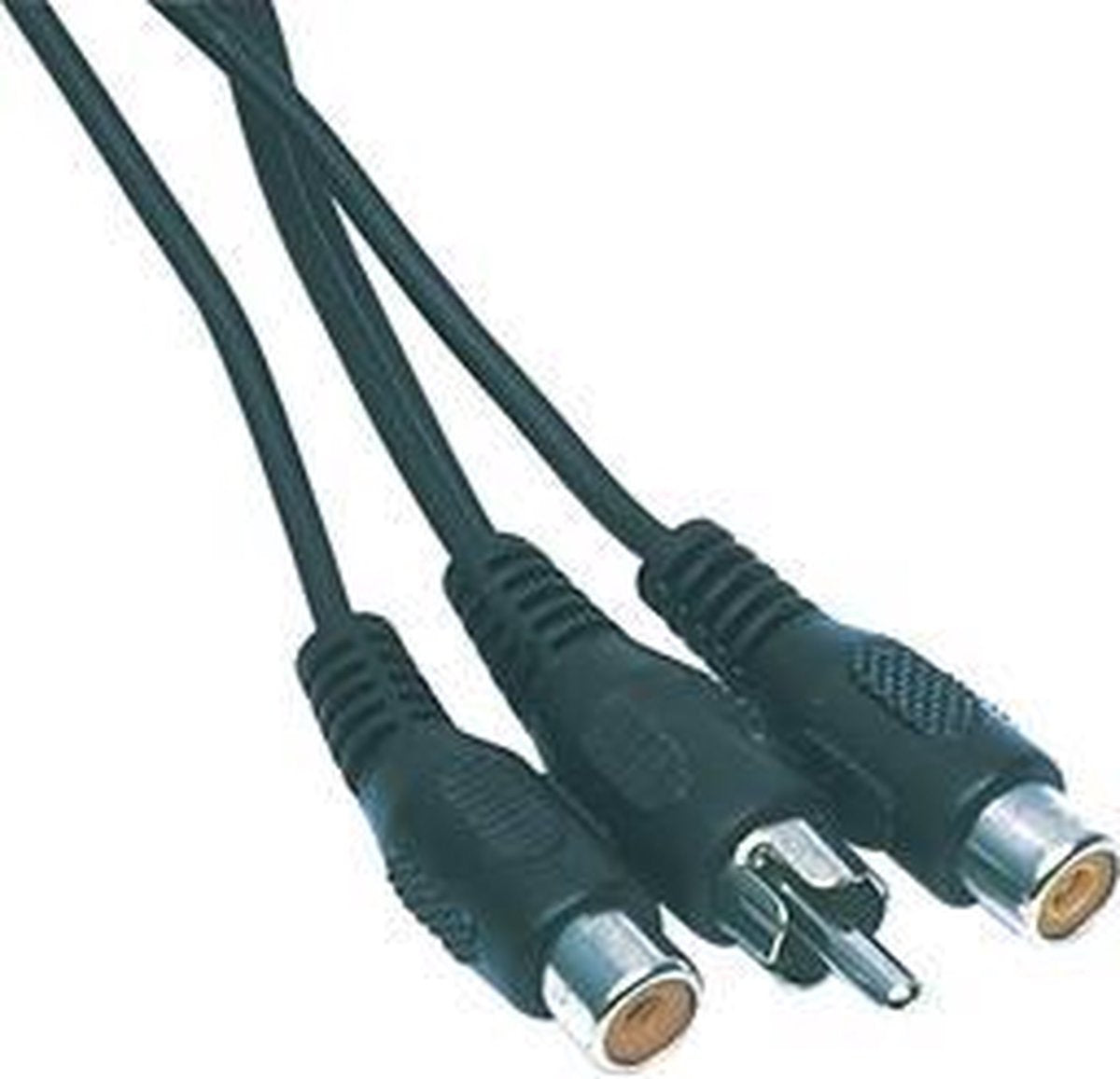 1x RCA mannelijk - 2x RCA vrouwelijk 0