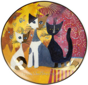 Goebel® - Rosina Wachtmeister | Sier Schoteltje "I gatti festeggiano" | Katten