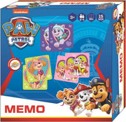 Nickelodeon Memoryspel Paw Patrol Hartjes Junior 36-delig