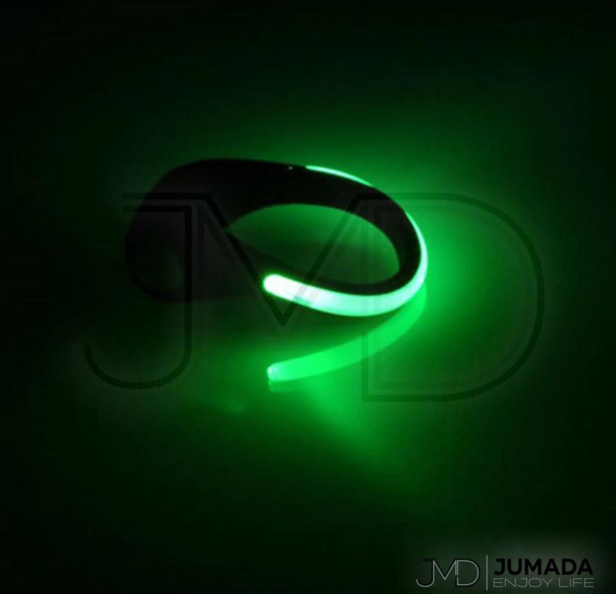 Reflecterende Hardloop Schoenverlichting - Schoenband - Veiligheid - One Size - Groen