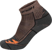 Hannah Sokken Walk Lite Heren Wol Bruin/oranje Maat Xl/45-48