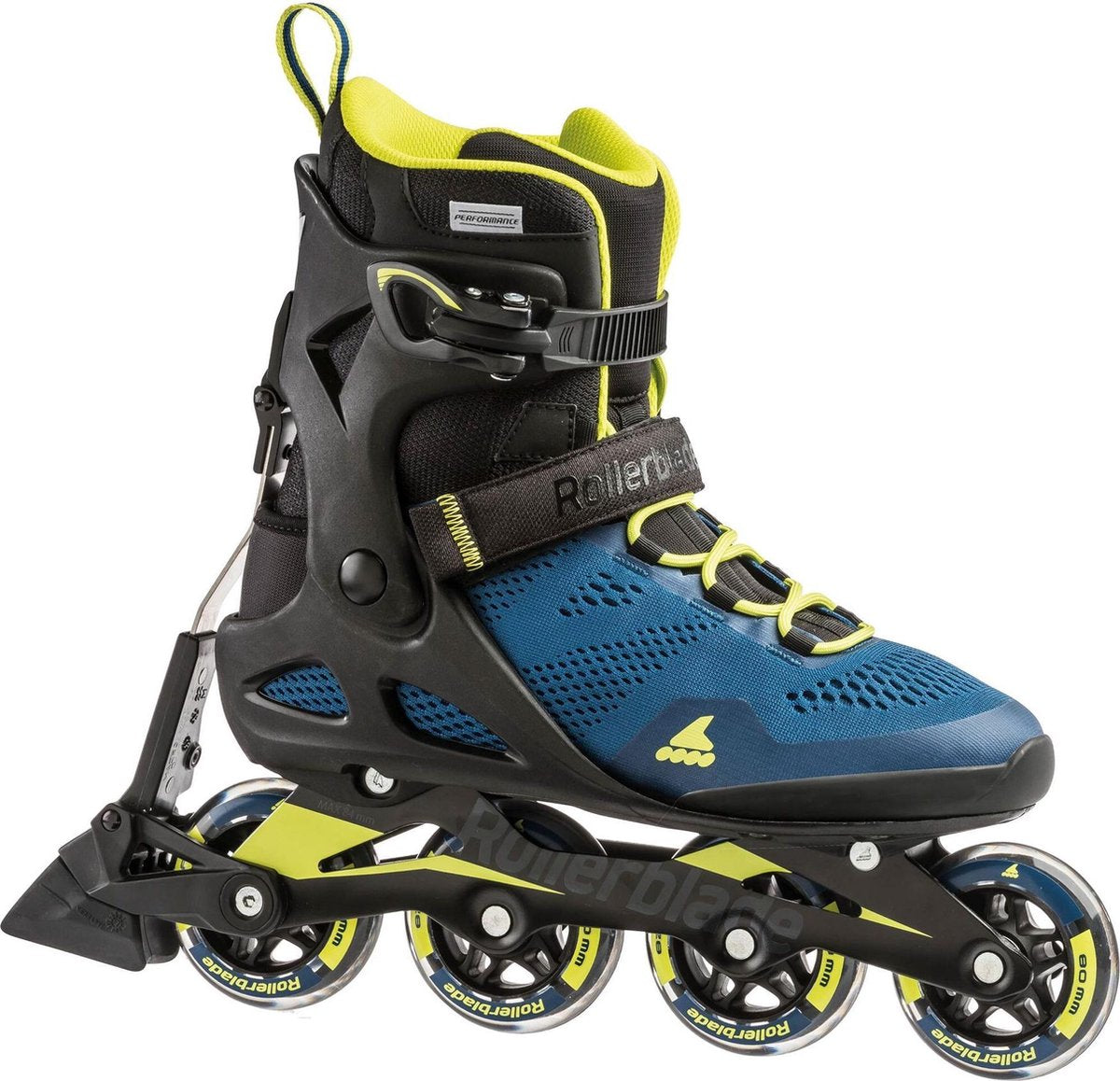 Rollerblade Inlineskates - Maat 42.5 - Mannen - zwart/geel/blauw