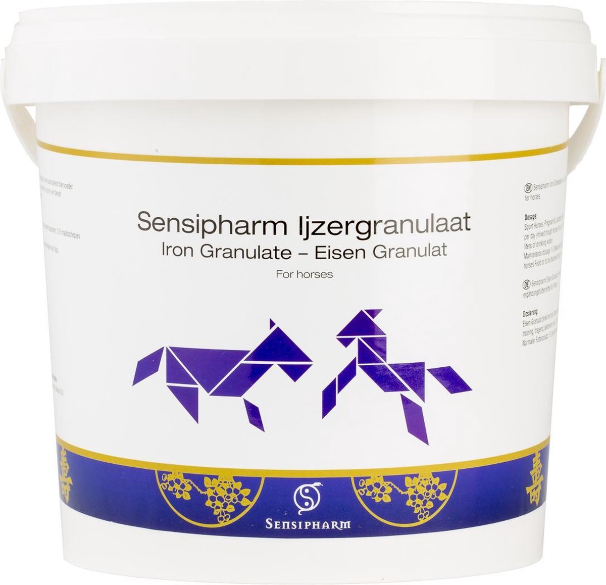 Sensipharm IJzer Granulaat 1 kg voor Paarden - Voedingssupplement met IJzer en Dextrose