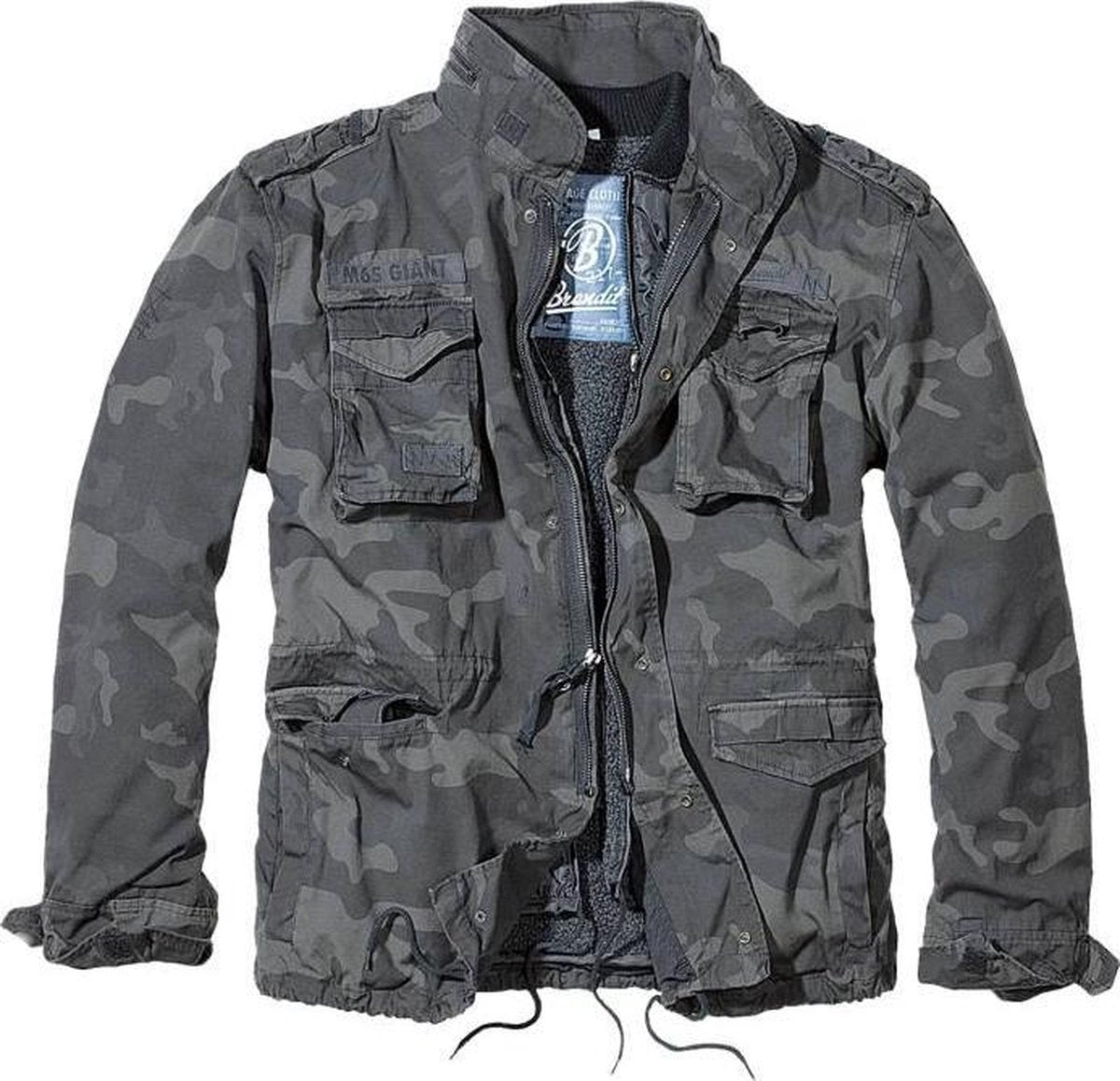 Urban Classics Jacket -L- M-65 Giant Grijs