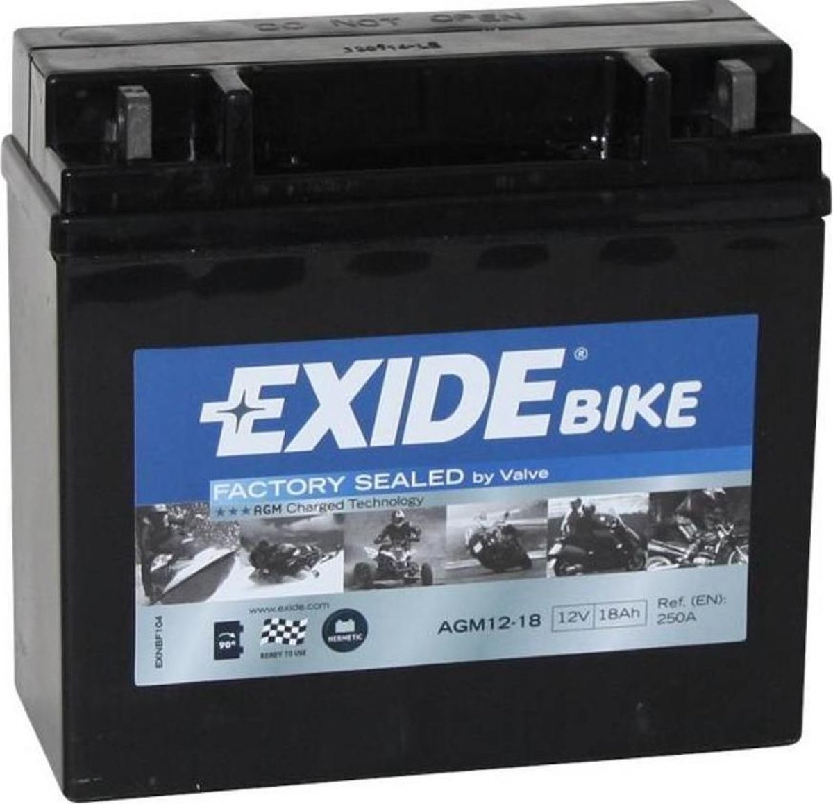 ACCU EXIDE AGM12-18 12 VOLT 18AH