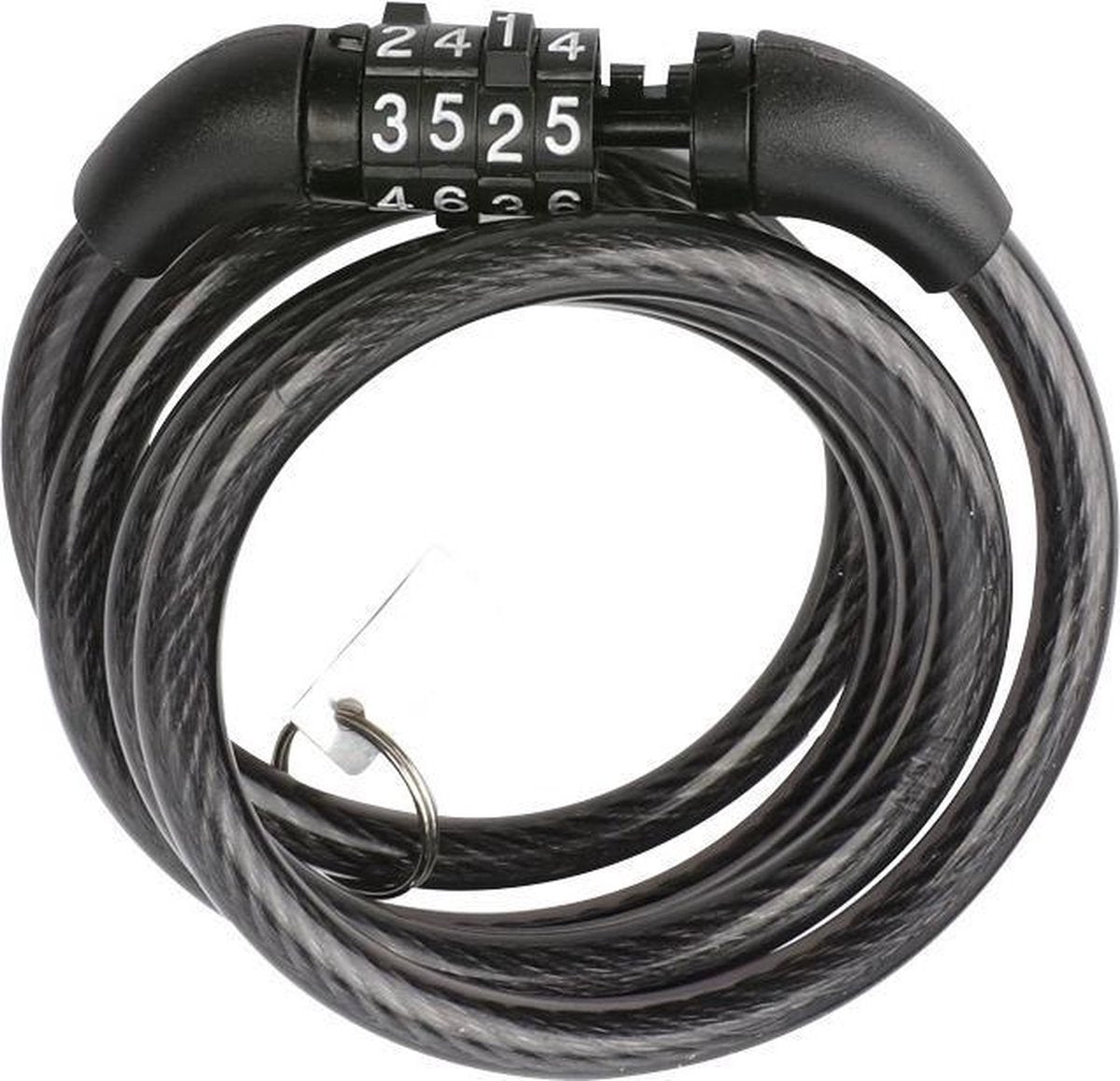 Nixnix - Fiets slot - Zwart 1.2mx0.8cm - Kabelslot - Cijferslot - Universeel - Anti Diefstal