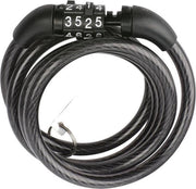Nixnix - Fiets slot - Zwart 1.2mx0.8cm - Kabelslot - Cijferslot - Universeel - Anti Diefstal