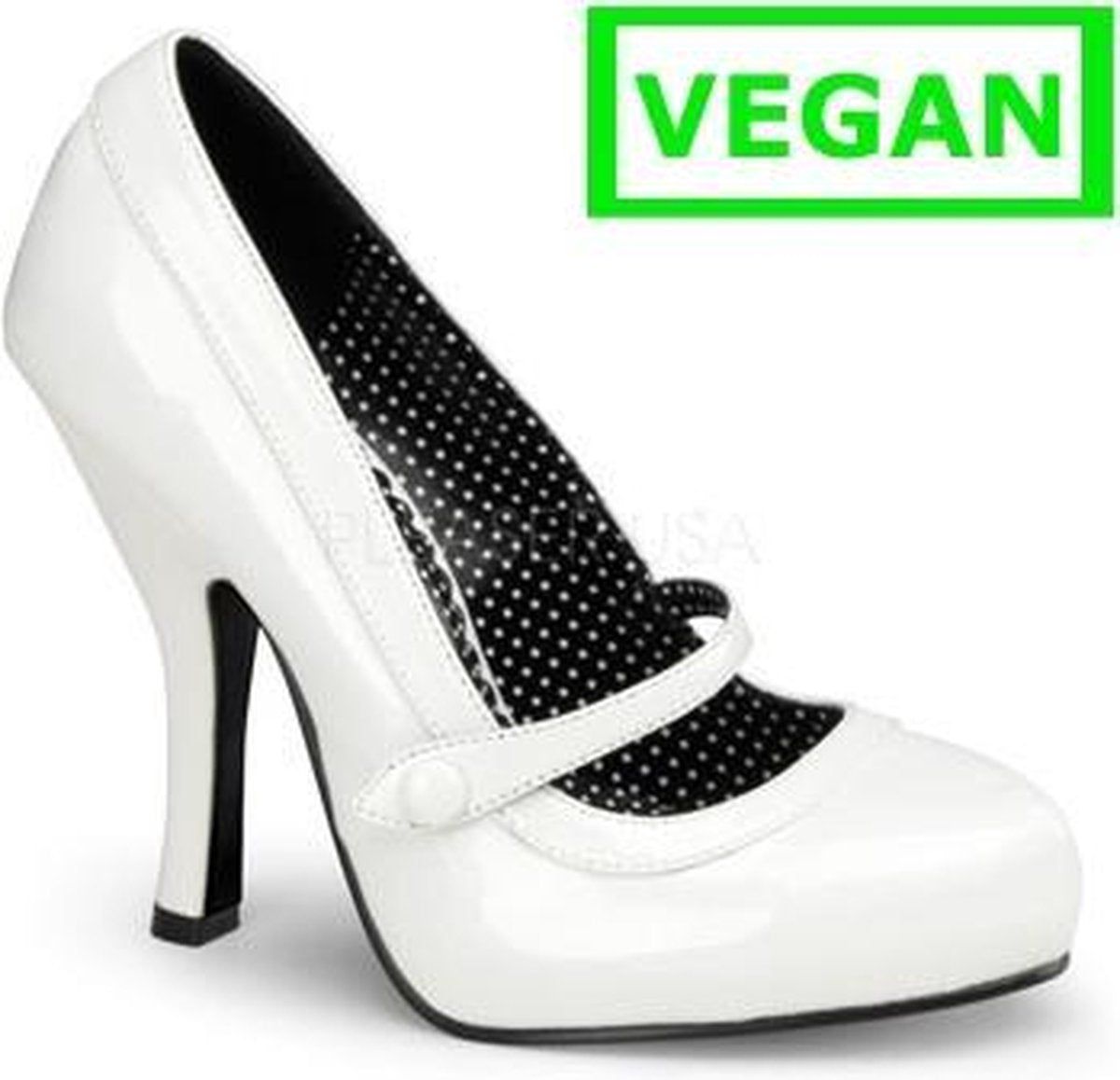 Pin Up Couture Pumps -41 Shoes- CUTIEPIE-02 US 11 Wit