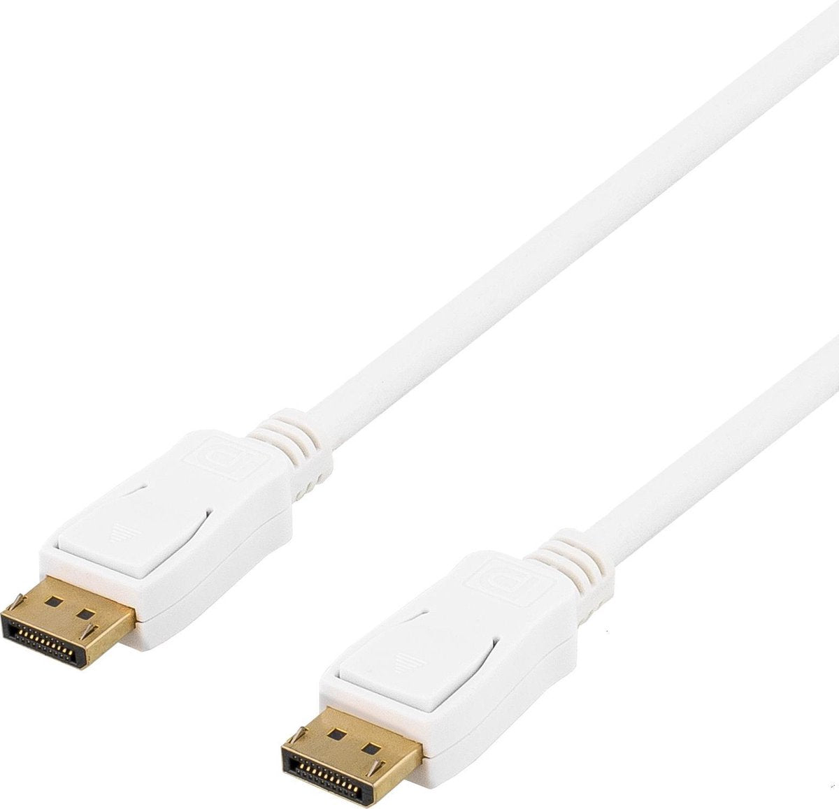 Deltaco DP-1021D DisplayPort kabel 2 m Wit