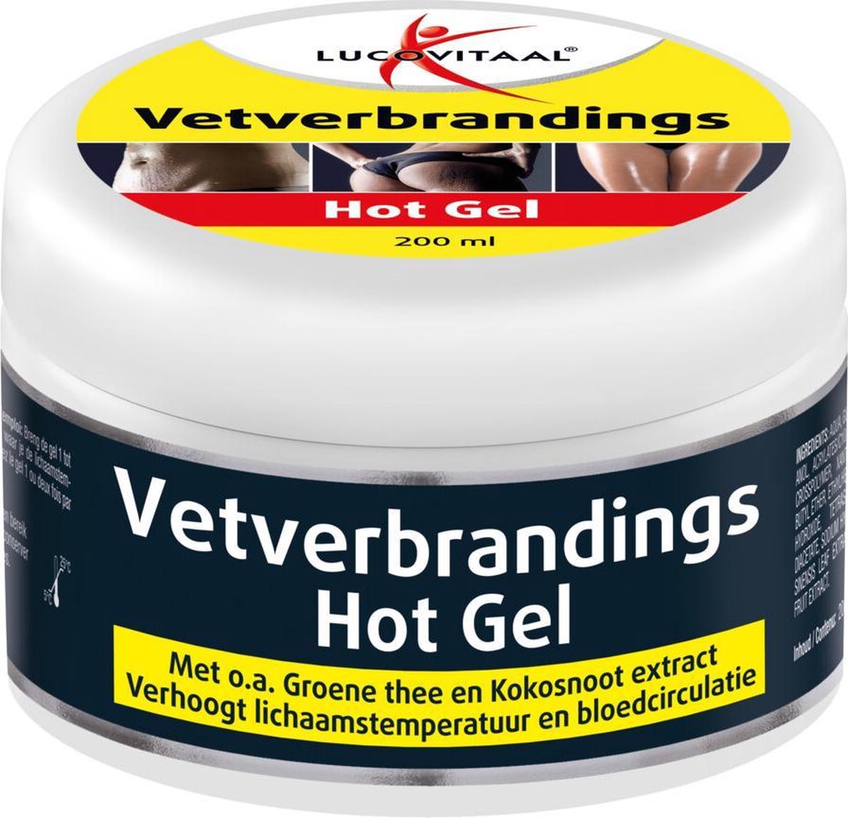 Lucovitaal Huid Vetverbrandings Hot Gel
