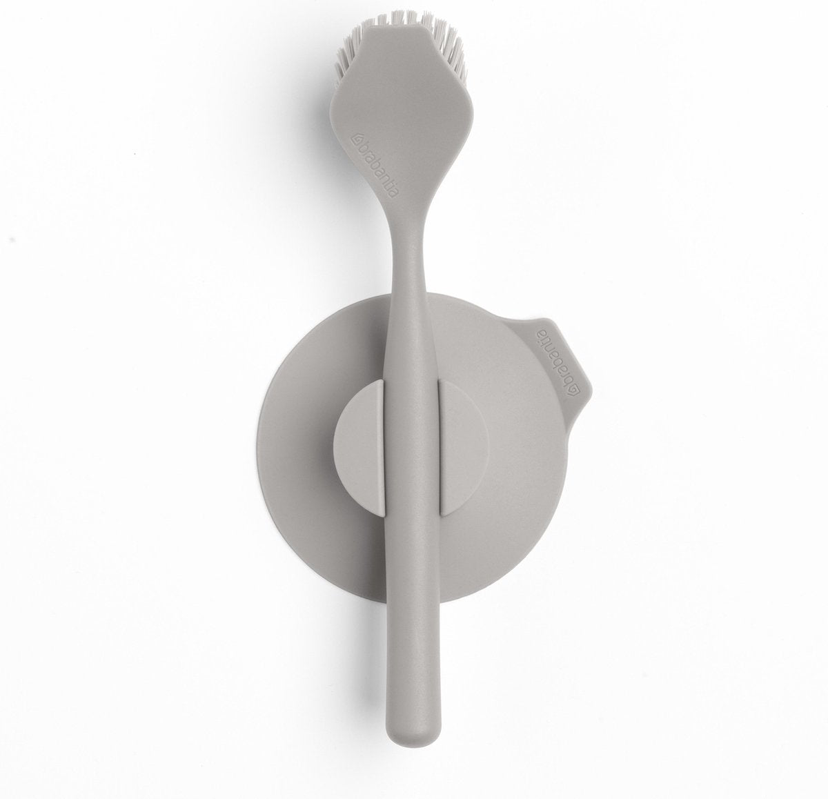 Brabantia Sink Side Afwasborstel - met Zuignaphouder - Mid Grey