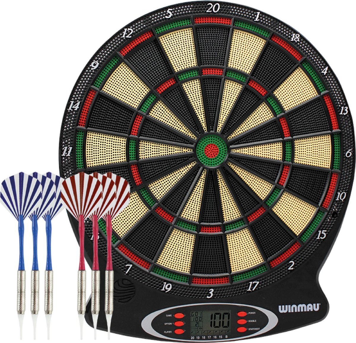 Winmau elektronisch dartbord Ton Machine Softtip