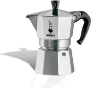 Bialetti Moka Express Percolator - Middel - 4 Kops - Zilver